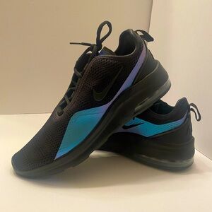 Women’s 11 Nike Air Max Motion 2 GS Racer Blue and Black Running Training Shoe